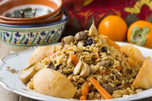 "Байрам-плов" по-узбекски, с айвой (фото-рецепт)