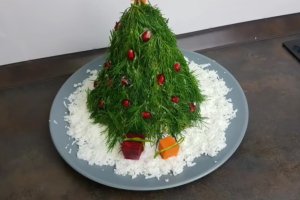 Закусочний торт "Ялинка"