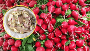 Из редиса получаются вкусные салаты