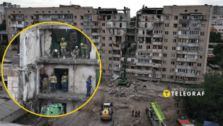 Вместо квартир осталась дыра
