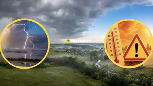 Дожди, грозы и снова жара до +35 °С