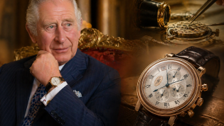 Король носит уникальные часы