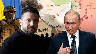 Владимир Зеленский и Владимир Путин