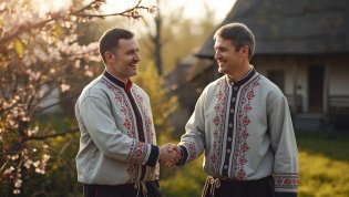 Большинство украинцев рано забывает пасхальное приветствие