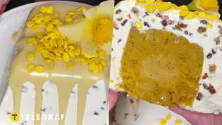 Творожная паска с манго