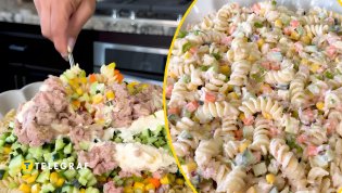 Салат с макаронами