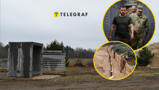 В 2024 году строительство фортификаций на Волыни посетил Владимир Зеленский