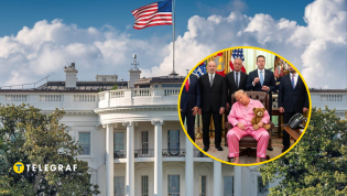 На одном из мемов главе США подобрали "рабочую" одежду