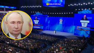Владимир Путин выступил на съезде "Единой России"