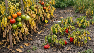 Помидоры и перец плохо растут