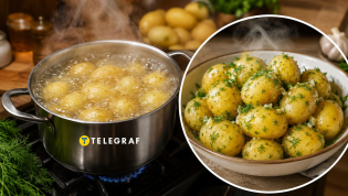 Варенный молодой картофель