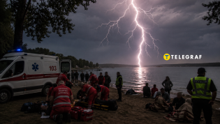 Гроза поразила людей прямо у водоема
