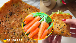 Конвертики из моркови на перекус