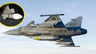 SAAB JAS 39 Gripen вооружен ракетами Meteor