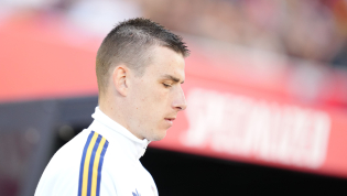 Вратарь "Реала" Андрей Лунин