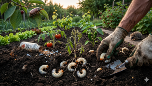 Личинки майского жука или, как говорят в народе, хрущи — превратились в настоящее бедствие