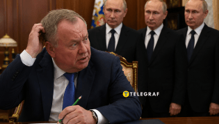 Андрей Костин и Владимир Путин