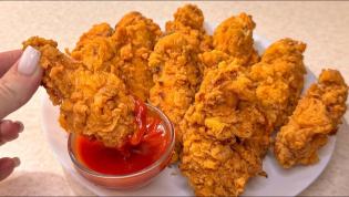 Хрустящие куриные крылышки