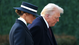 Мелания Трамп и Дональд Трамп