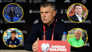 Андрей Шевченко, Сергей Ребров, Руслан Ротань, Мирон Маркевич и Унаи Мельгоса