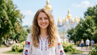 Девушка в Украине