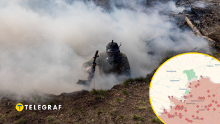 Украинские воины отбрасывают врага