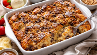 Пудинг из черствой паски