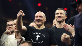 Александр Усик и Владимир Кличко