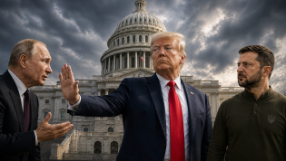 Трамп между Зеленским и Путиным