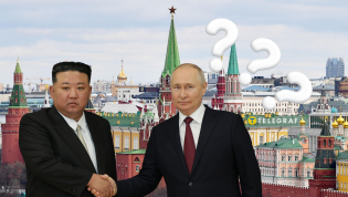Северокорейский лидер и глава РФ