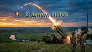 Открытки и поздравления с Днем ПВО Украины