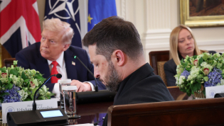 Дональд Трамп, Джорджа Мелони и Владимир Зеленский