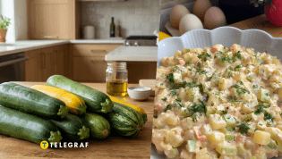 Кабачки с плавленым сыром