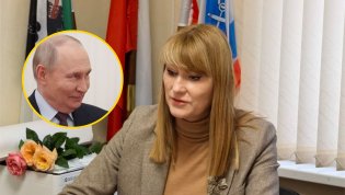 Светлана Журова и Владимир Путин