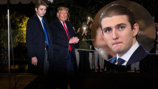 Дональд Трамп и его сын Бэррон