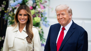 Дональд Трамп с женой