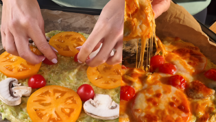Пицца из кабачка