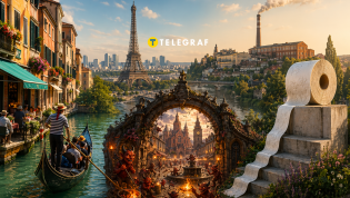 Населённые пункты в необычном воображении ИИ