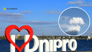 Днепр после взрыва