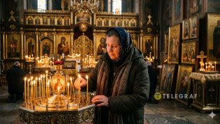 Женщина поминает близкого человека