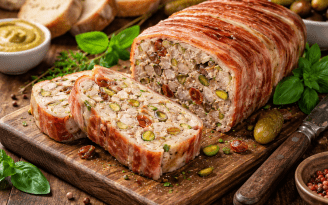 Как приготовить мясной террин с фисташками: эффектная закуска на пасхальный стол (видео)