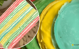 Гости ахнут от такой красоты: как приготовить радужный торт из блинов