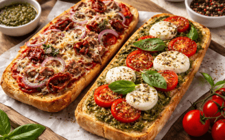 Ленивая пицца на чиабате: простой рецепт, который спасает, когда хочется чего-нибудь вкусного (видео)