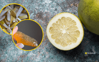 Не выбрасывайте кожуру помело: из нее получаются цукаты, как мармелад