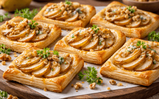 Груша, мед и сыр с плесенью: идеальная фуршетная закуска (видео)