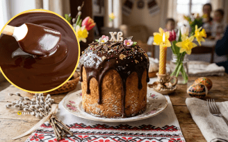 Самая простая глазурь из двух ингредиентов: для красивых пасок, не течет и не трескается