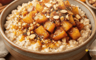 Не просто каша, а настоящее наслаждение: как приготовить полезную овсянку с ароматными яблоками