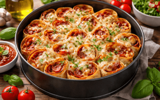 Когда нет времени на тесто: ленивый пирог из тортильи в духовке (видео)