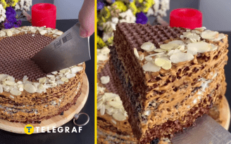 Вафельный торт можно приготовить стильно: блогер показала, как (видео)