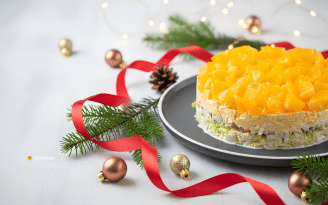 Праздничный салат с апельсином: пикантная закуска, которая затмит "Оливье" (видео)